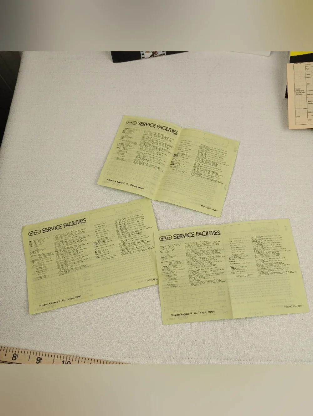 Collection of NIKON manuals +instructions + brochures NIKON F system VTG